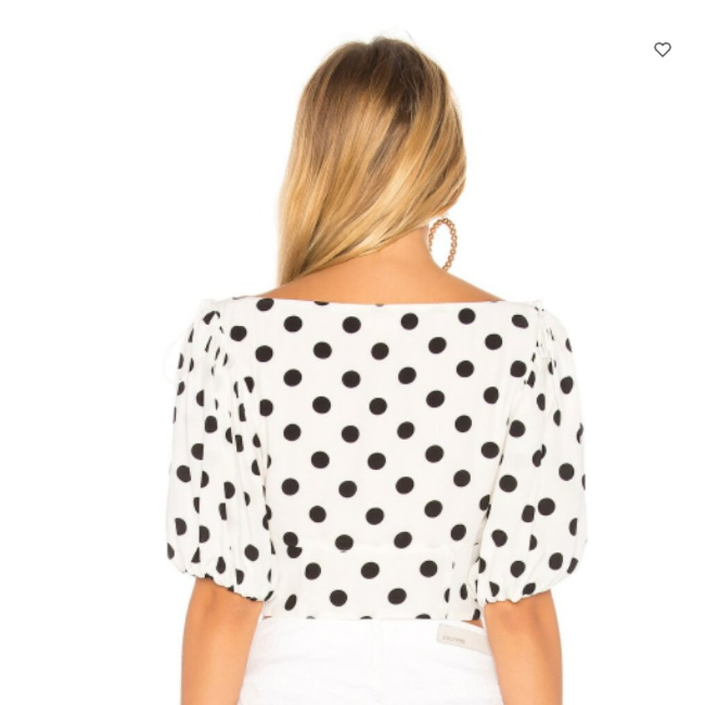 For Love and Lemons Lexington Crop Top XS - Picture 4 of 6